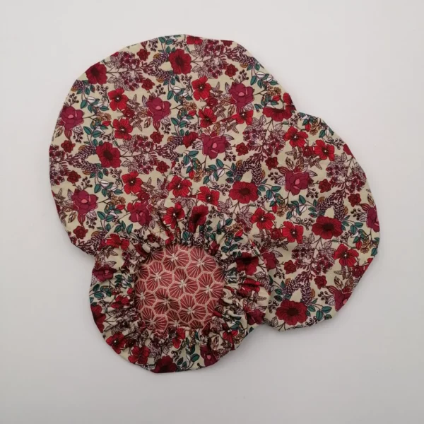 Charlottes alimentaires - Fleurs rouge