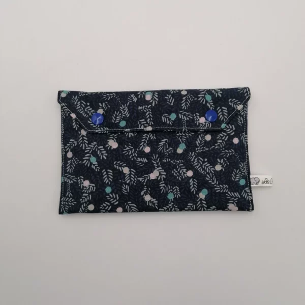 Pochette - Branches bleu marine