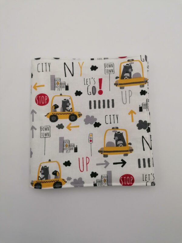 Cahier coloriage - Taxi jaune