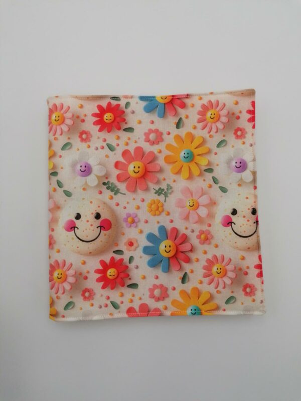 Cahier coloriage - Fleurs smileys