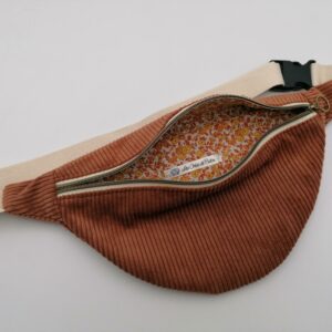 Banane basique - Rouille / Fleurs camel