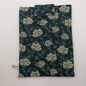 Pochette livre de poche - Bouquets bleu marine