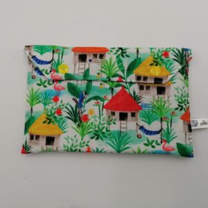 Pochette - Maisons multicolore
