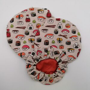 Charlottes alimentaires - Sushis beige