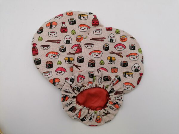 Charlottes alimentaires - Sushis beige