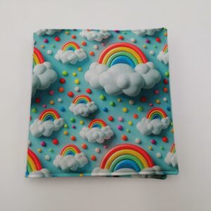 Cahier coloriage - Nuage arc en ciel