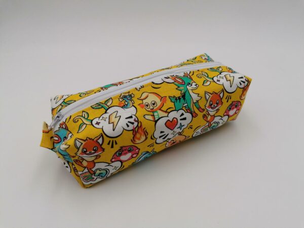Trousse école - Cartoons jaune