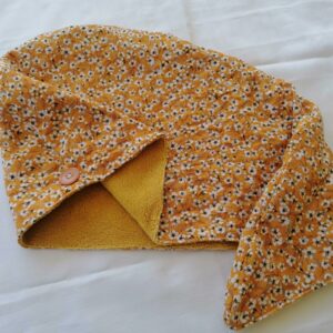 Serviette cheveux - Miyu jaune / jaune