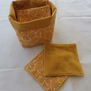 Panier 10 lingettes - Antibes jaune