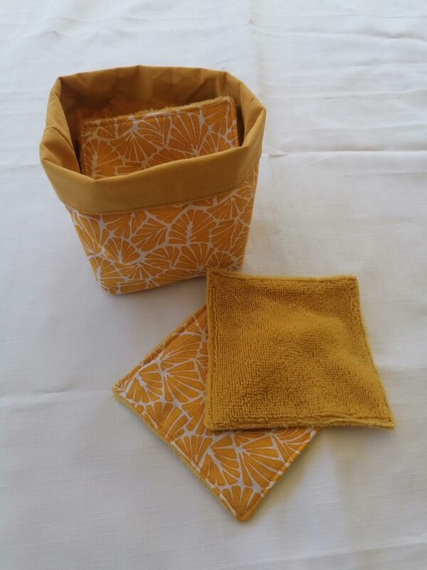Panier 10 lingettes - Antibes jaune