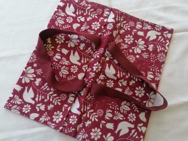 Sac à tarte - Feuillages bordeaux