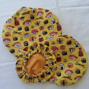 Charlottes alimentaires - Sushis jaune