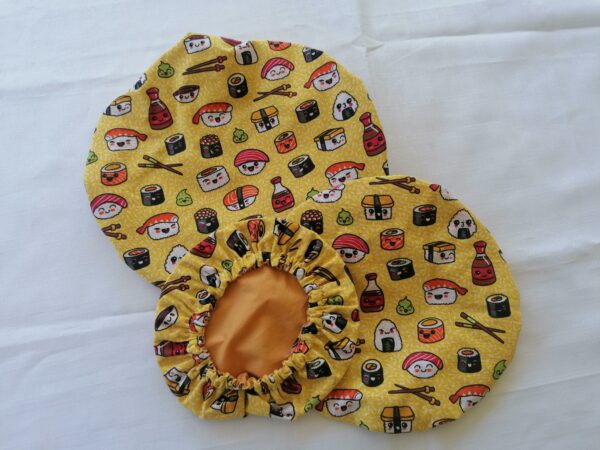 Charlottes alimentaires - Sushis jaune