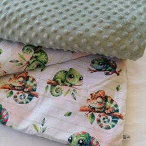Couverture 75x100cm - Caméléon / vert