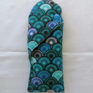 Etui à lunettes - Eventail Sonia bleu