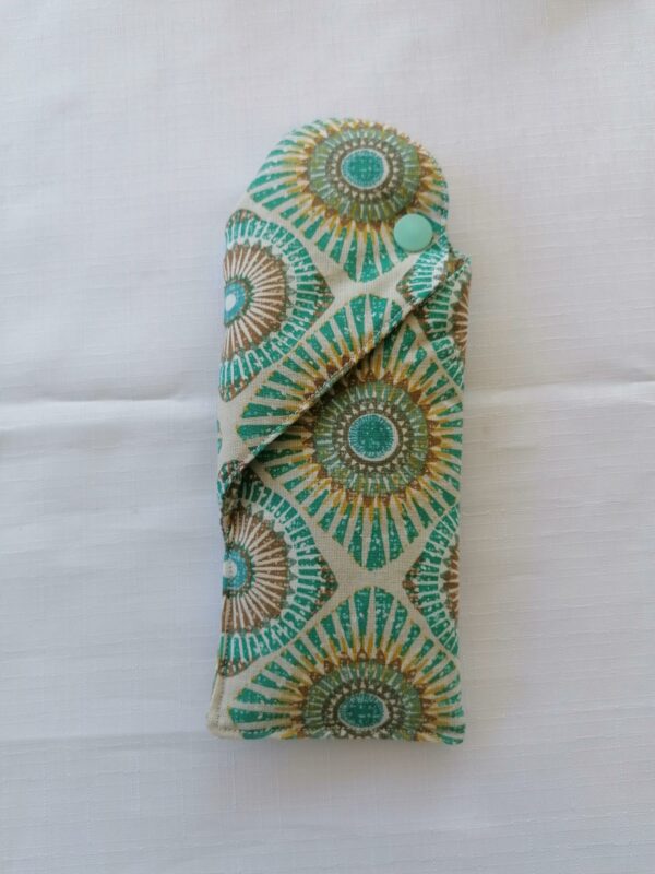 Etui à lunettes - Rosace turquoise