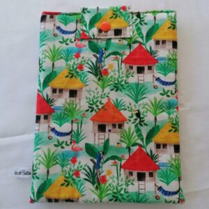 Pochette Livre de Poche - Maisons multicolore