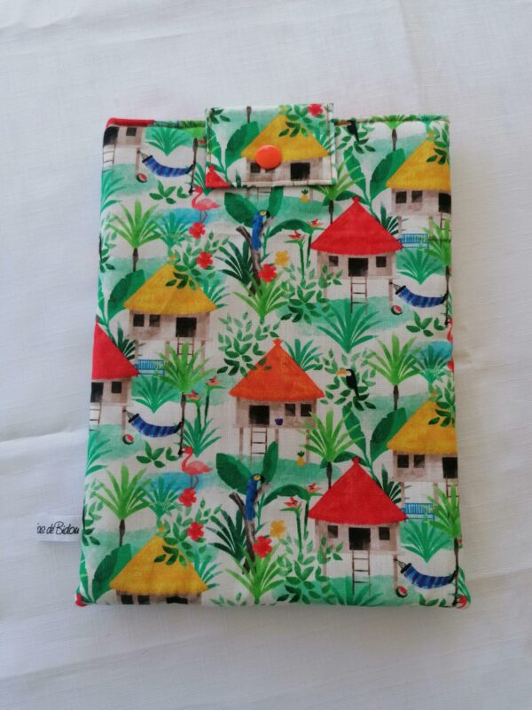 Pochette Livre de Poche - Maisons multicolore