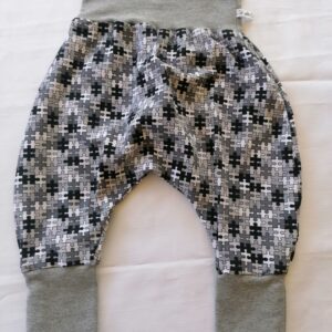 Sarouel 24 mois - Puzzle / gris