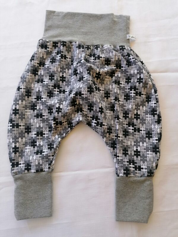Sarouel 24 mois - Puzzle / gris