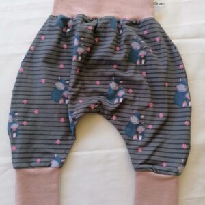 Sarouel 24 mois - Hippo / Rose paillette