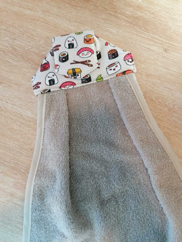 Essuie mains - Sushis beige / Beige