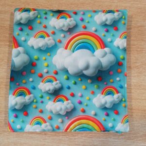 Cahier coloriage - Nuage arc en ciel