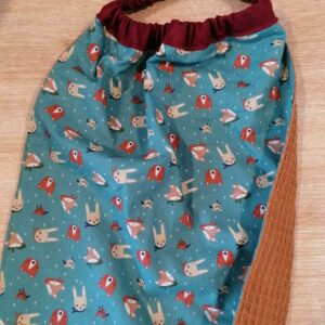Serviette bavoir - Lapin ours / Camel