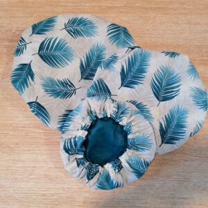 Charlottes alimentaires - Plumes bleu