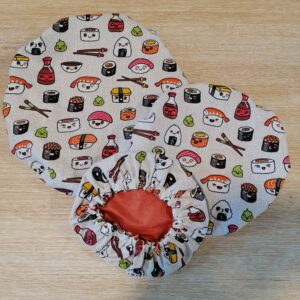 Charlottes alimentaires - Sushis beige