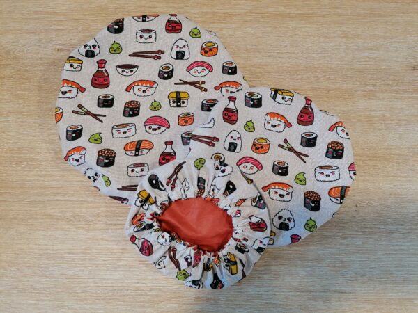Charlottes alimentaires - Sushis beige