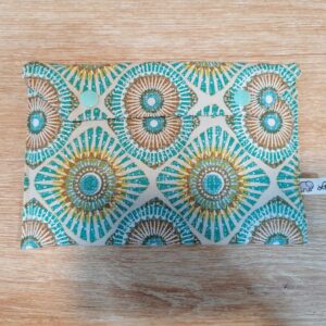 Pochette - Rosace turquoise