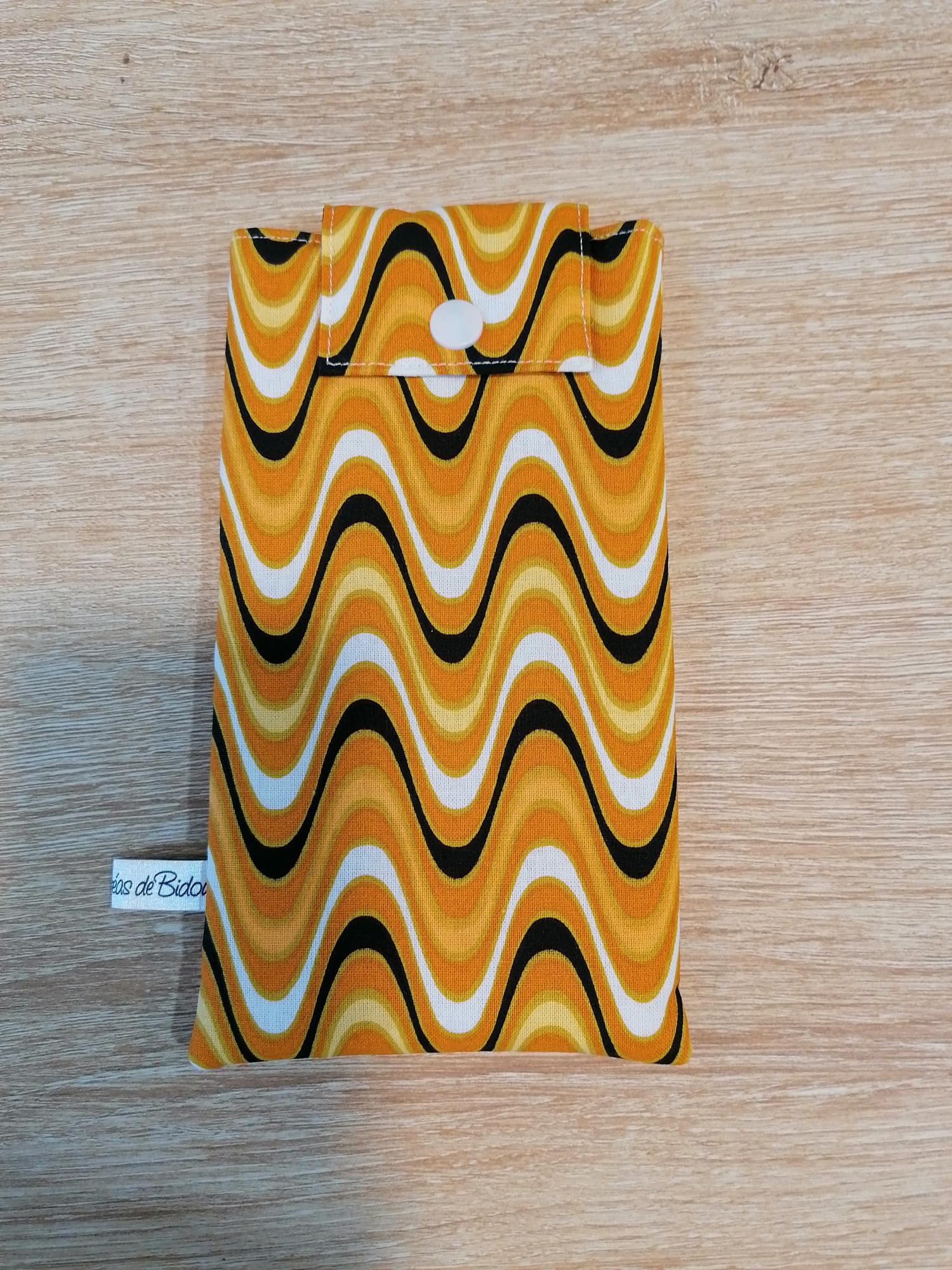 Pochette téléphone - Hippi jaune