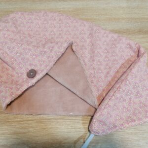 Serviette cheveux - Ryad rose / rose