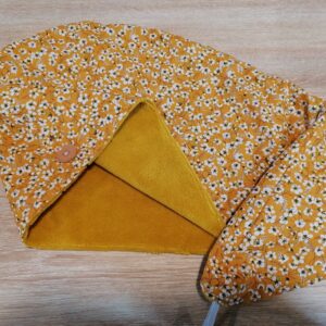 Serviette cheveux - Miyu jaune / jaune