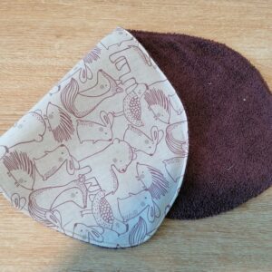 Protège épaule - Animaux mauve / violet