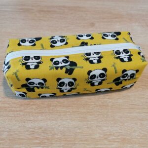 Trousse école - Panda jaune