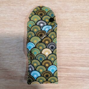 Etui à lunettes - Eventail Sonia vert