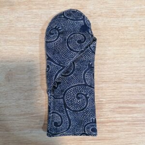 Etui à lunettes - Arabesque bleu marine