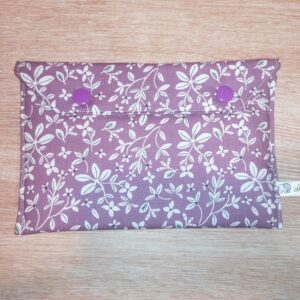 Pochette - Fleurs Mahé violet