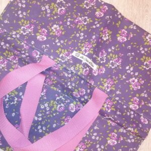 Sac à tarte - Fleurs violette