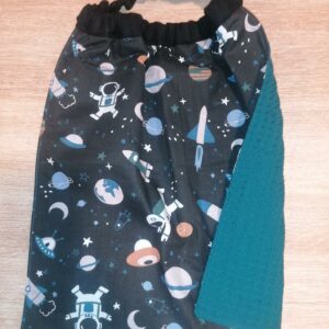 Serviette bavoir - Astronaute / bleu paon
