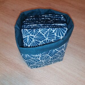 Panier 10 lingettes - Antibes bleu / bleu marine