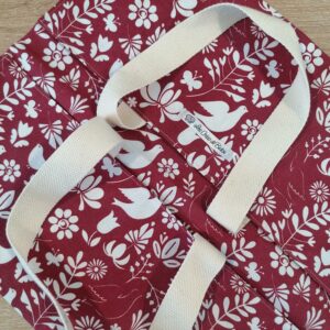 Sac à tarte - Feuillages bordeaux