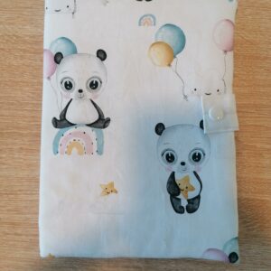 Carnet de santé - Panda avec ballons