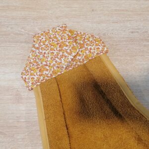 Essuie mains - Fleurs moutarde / moutarde