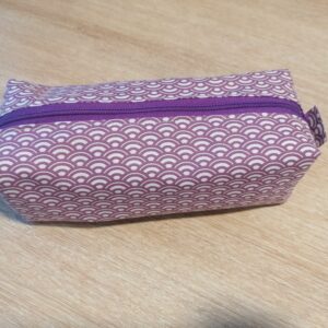 Trousse école - Mini éventail violet