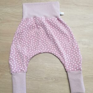 Sarouel 12 mois - Triangles / Rose paillette