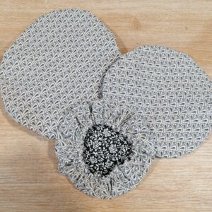 Charlottes alimentaires - Eventail gris