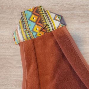 Essuie mains - Indien / Terre cuite